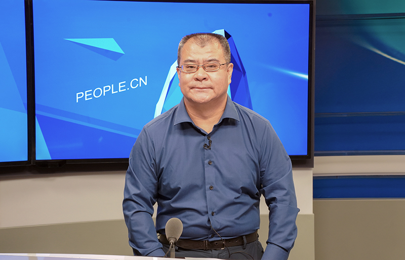 中國東方演藝集團黨委書記、董事長景小勇接受人民網(wǎng)專訪。