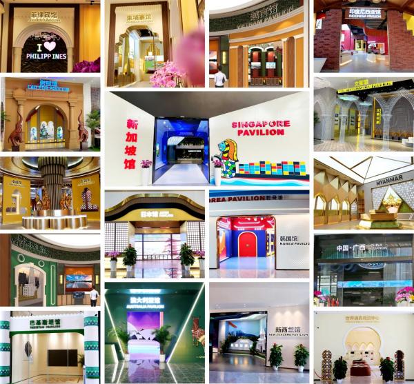 中國(guó)—東盟特色商品匯聚中心展館一覽。 中新物流園供圖