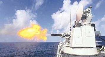 海軍某支隊(duì)開展海上訓(xùn)練